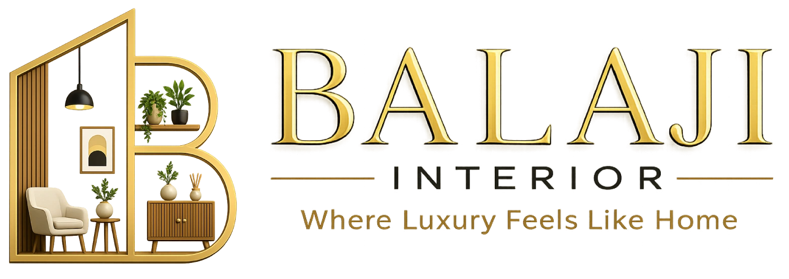 Balaji Interior Logo