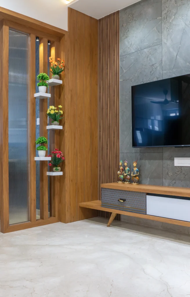 custom tv stand interior