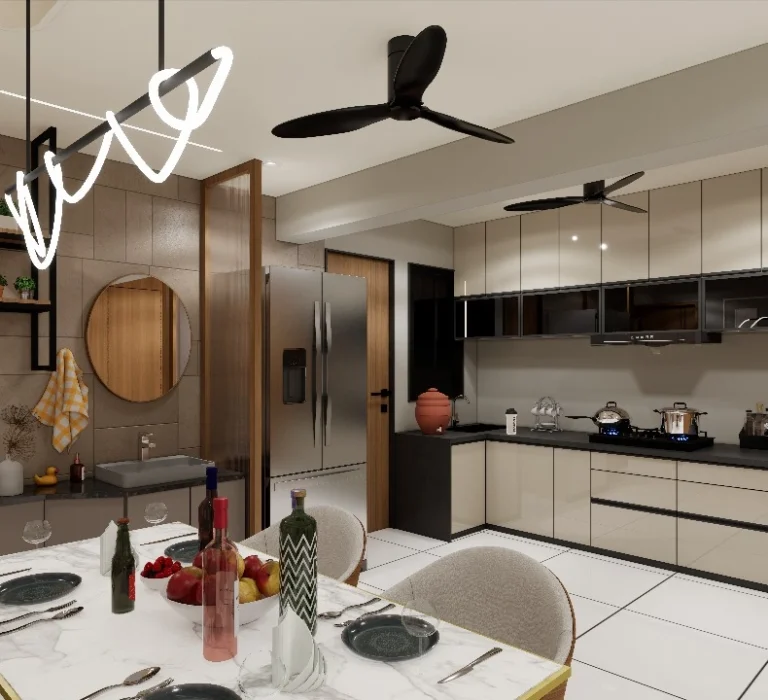 home interior design with modern layout and functional planning in Rajkot